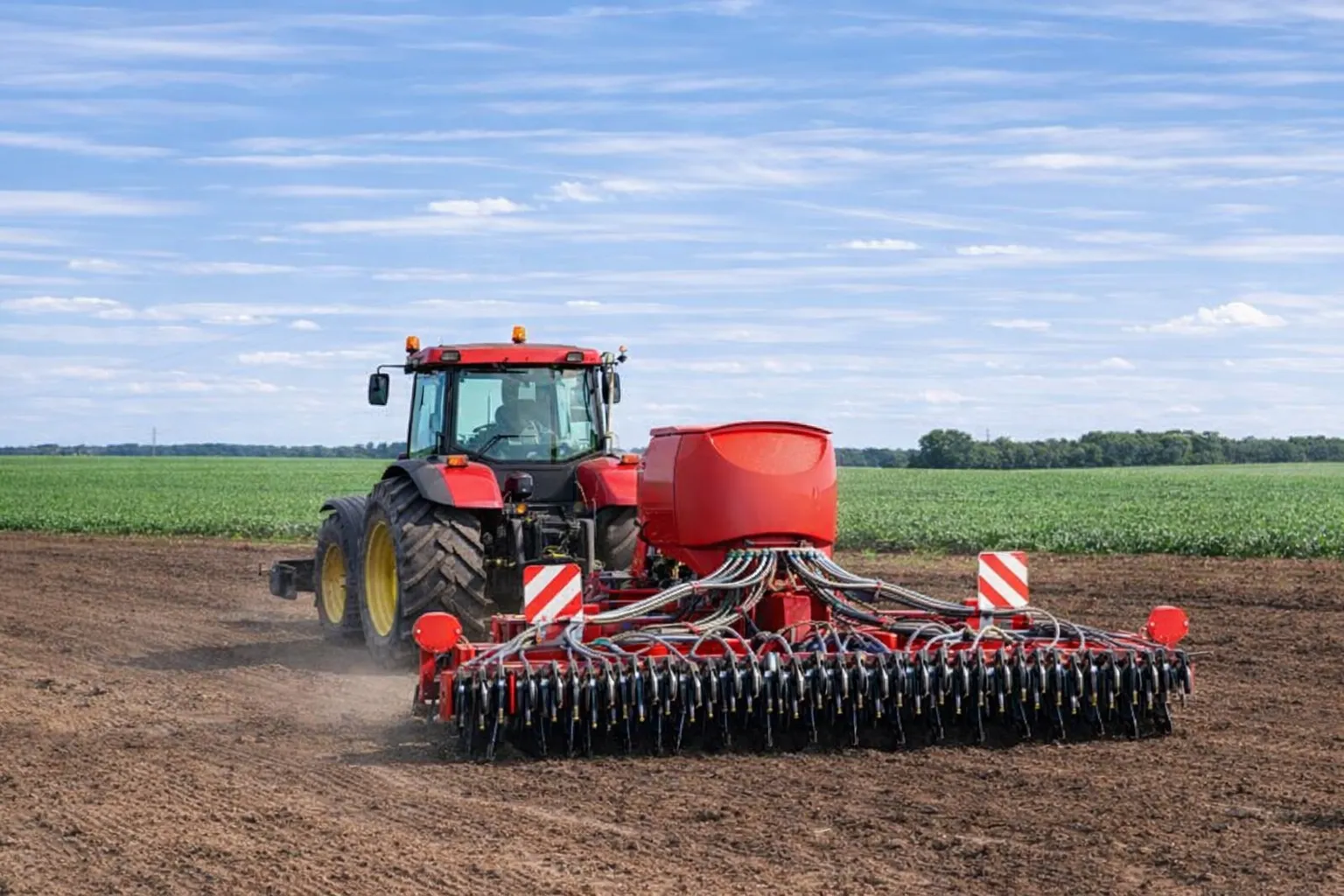 PTO Shaft operating on a heavy duty cultivator